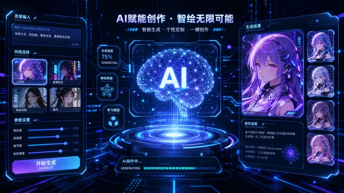 妻社AI赋能动漫创作工具